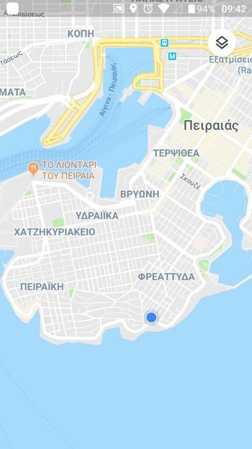 Φωτεινό Διαμέρισμα Πειραιας Пирей Экстерьер фото